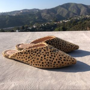 Leopard Print Mules | Fuzzy Soft Slip on Slides